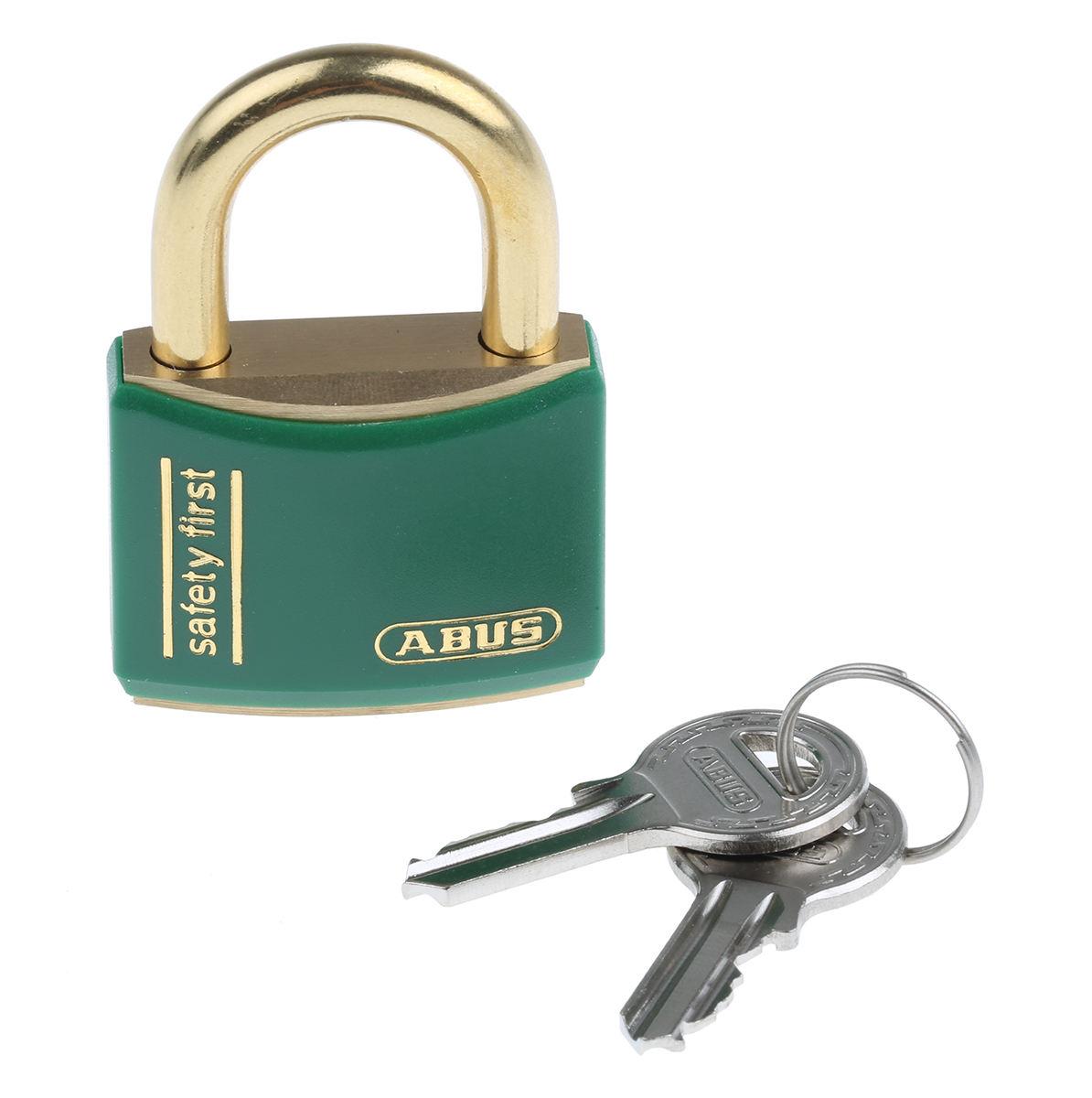 ABUS Key Weatherproof Brass Safety Padlock, 6mm Shackle, 40mm Body