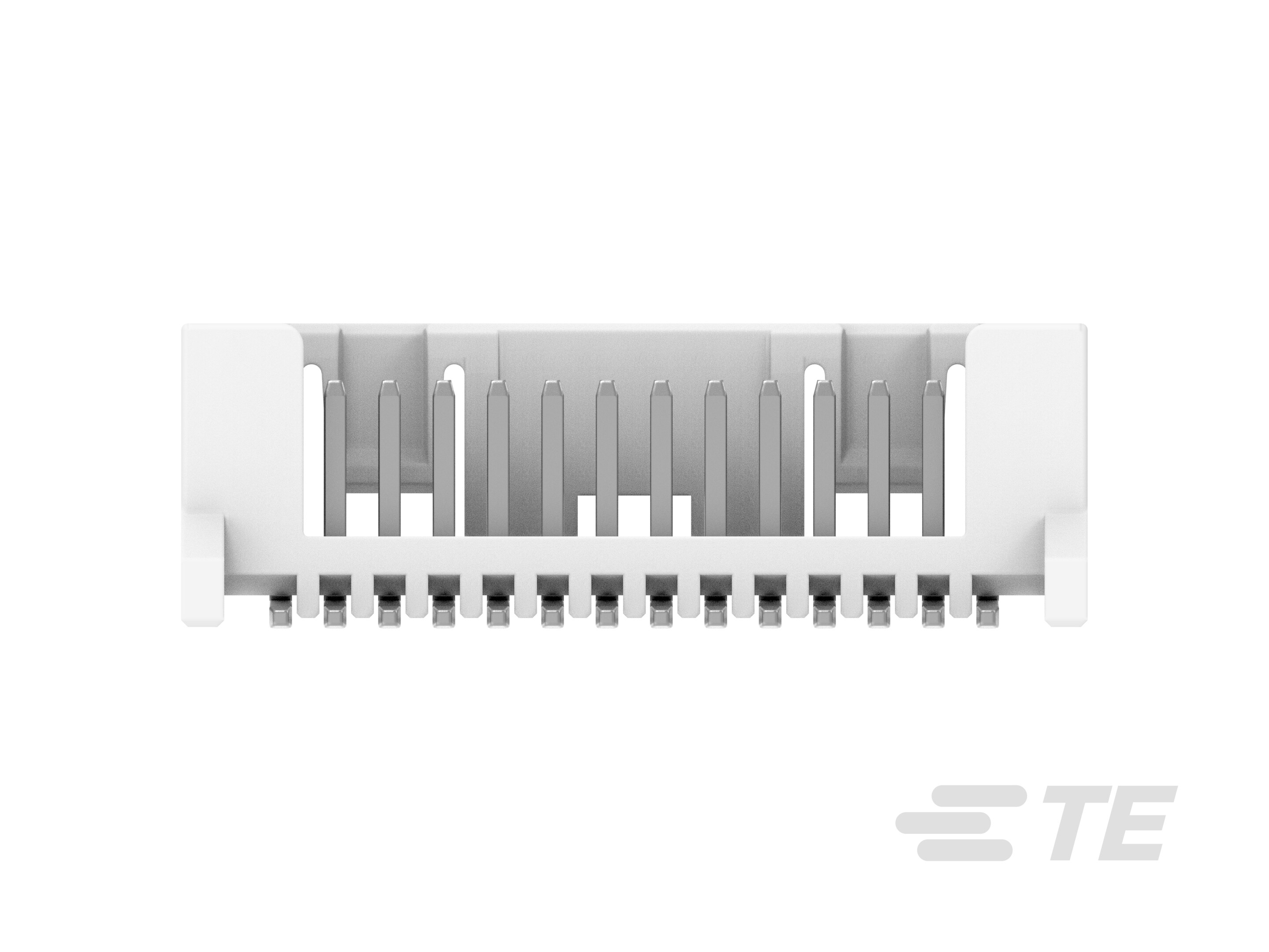 TE Connectivity MICRO CT Series Straight Board PCB Header, 14 Contact(s), 1.2 mm Pitch, 1 Row, Shrouded