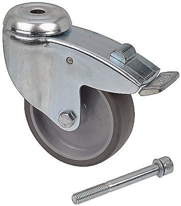 Tente Swivel Castor Wheel, 80kg Capacity, 100mm Wheel