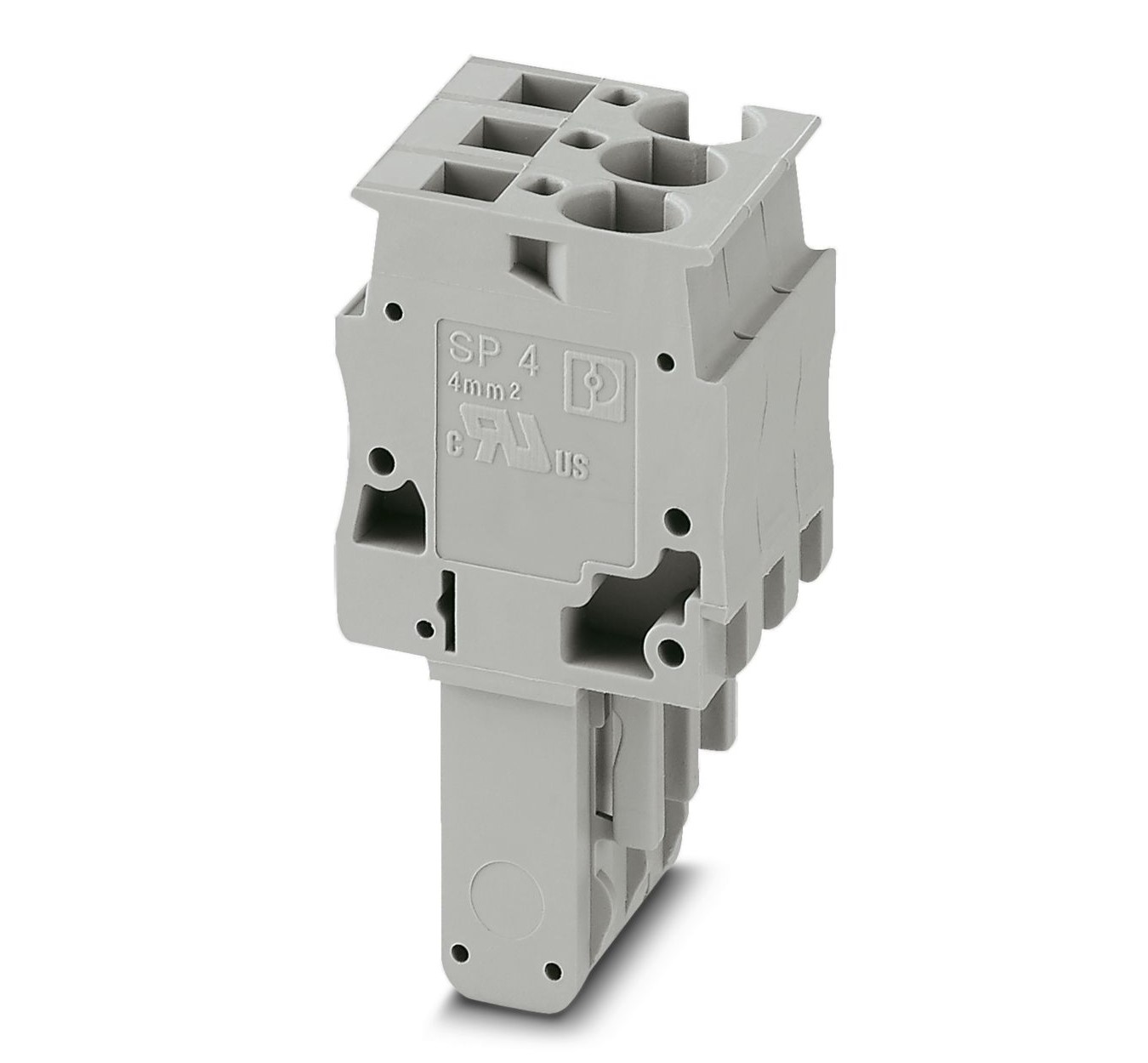 Phoenix Contact SP 4/ 3 Series Terminal Plug for Use with Din Rail, 32A