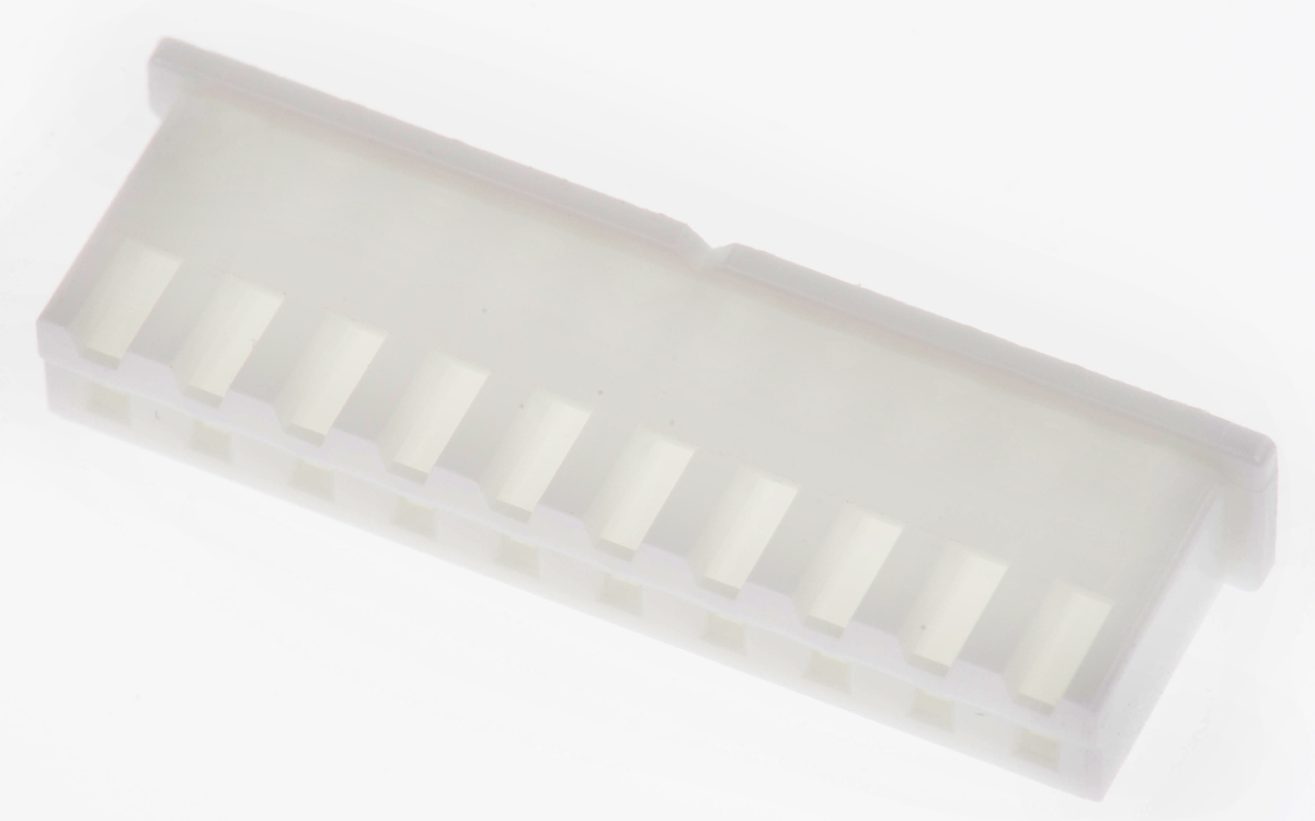 JST, XHP Female Connector Housing, 2.5mm Pitch, 10 Way, 1 Row