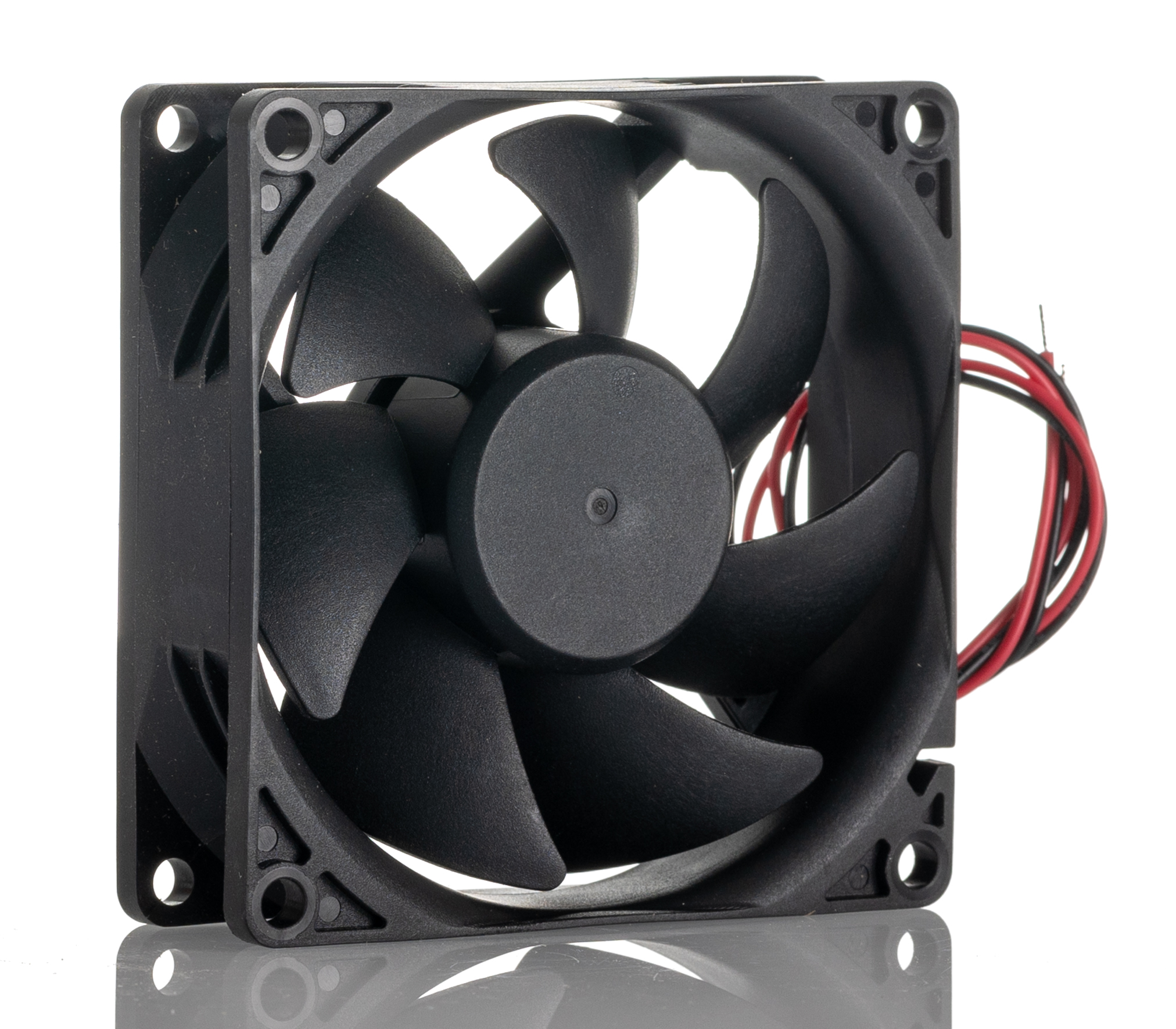 RS PRO Axial Fan, 24 V dc, DC Operation, 1.04m³/min, 2.4W, 100mA Max, IP20, 80 x 80 x 25mm
