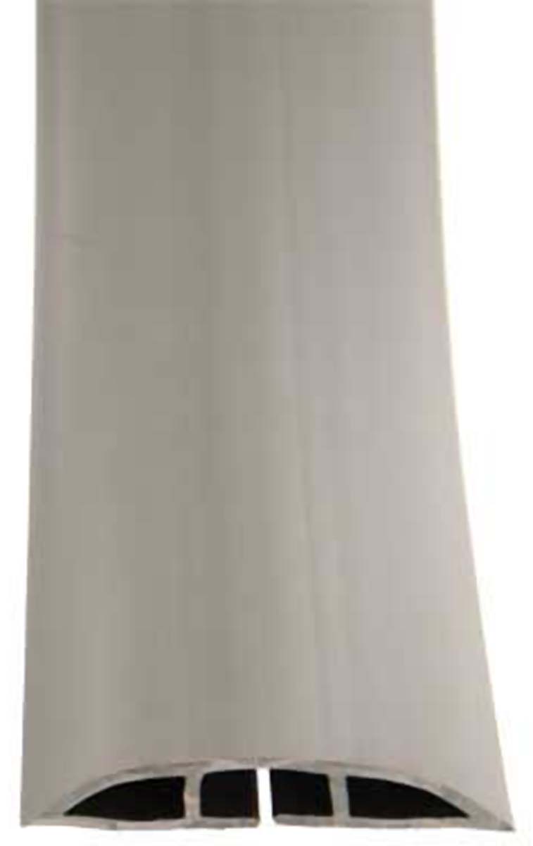 RS PRO 1.83m Grey Cable Cover in PVC, 7.4mm Inside dia.