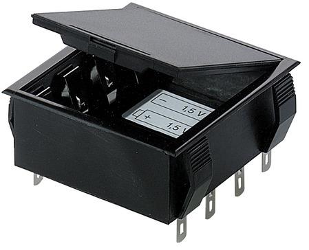 Bopla Plastic Battery Holder for Use with Battery Compartments