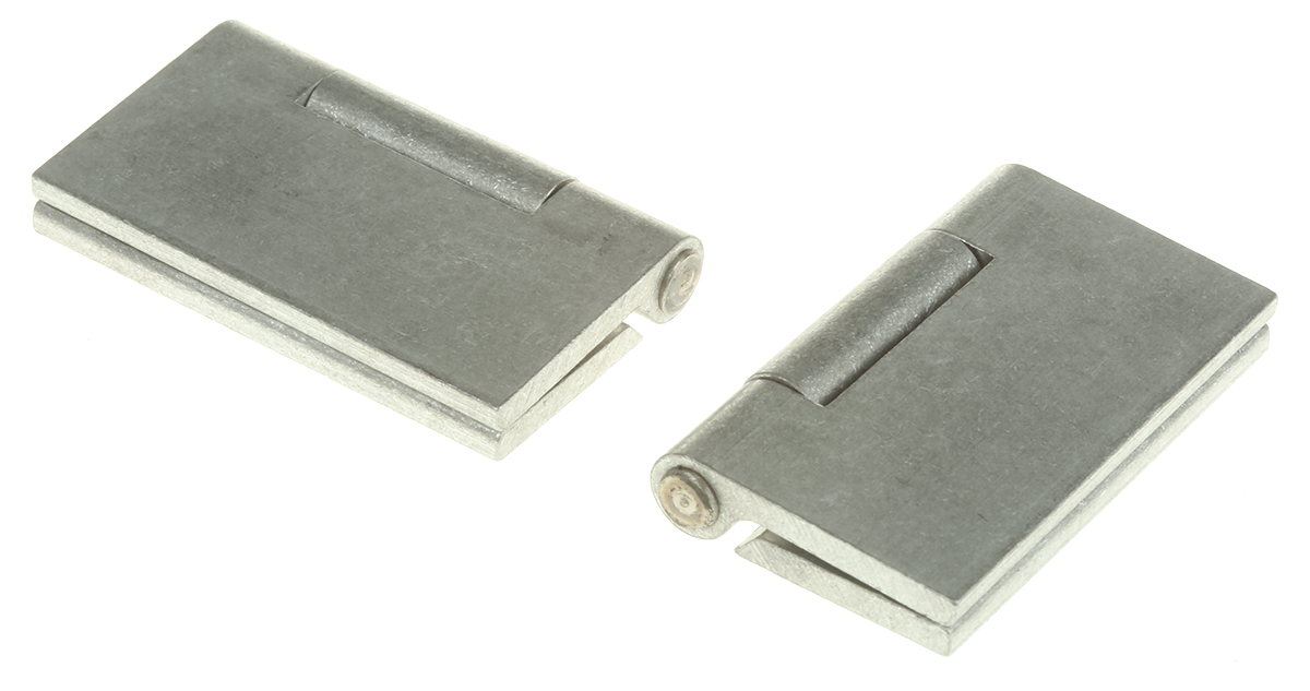 Pinet Aluminium Butt Hinge, 50mm x 50mm x 3mm