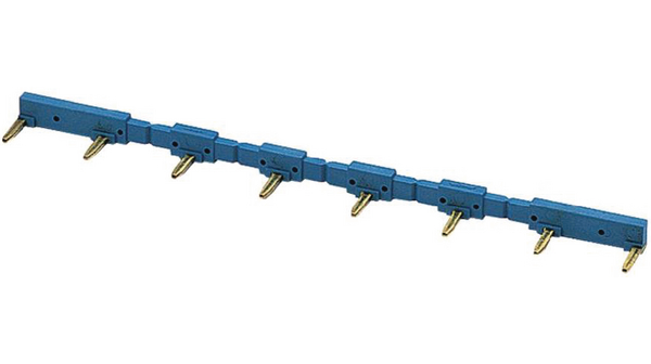 Finder, 95 Jumper Link Male Right Angle Blue Jumper Link 8 Way 1 Row 15.8mm Pitch
