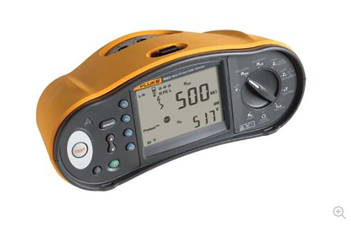Fluke 1663 Multifunction Tester, 50 V, 100 V, 250 V, 500 V, 1000 V , Earth Resistance Measurement With USB