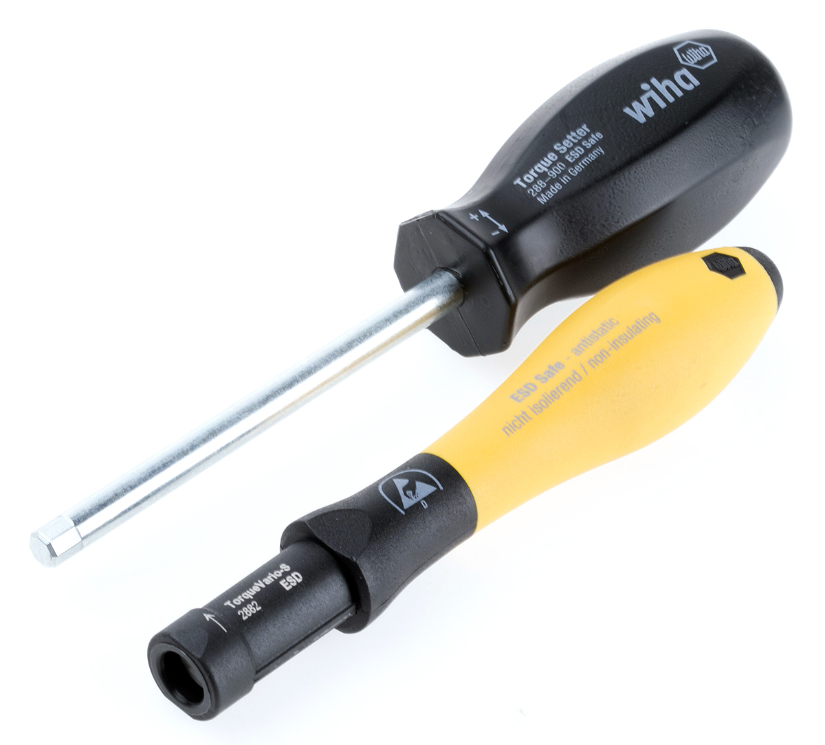 Wiha Adjustable Hex Torque Screwdriver, 0.4 → 1.0Nm, 4 mm Drive, ESD Safe, ±6 % Accuracy