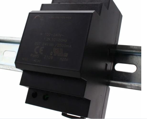 Brainboxes PW-245 Switched Mode DIN Rail Power Supply, 85 → 264V ac / 120 → 370V dc ac, dc Input, 24V dc