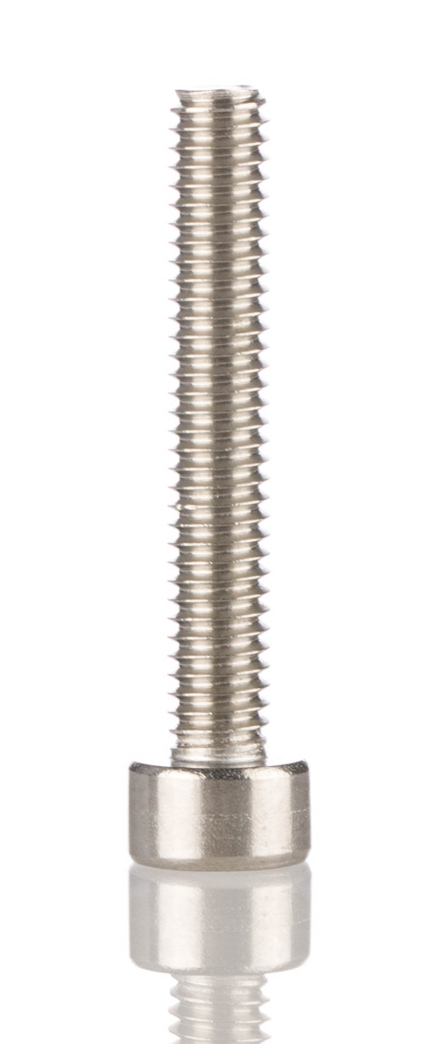 RS PRO Plain Stainless Steel Hex Socket Cap Screw, DIN 912, M4 x 25mm