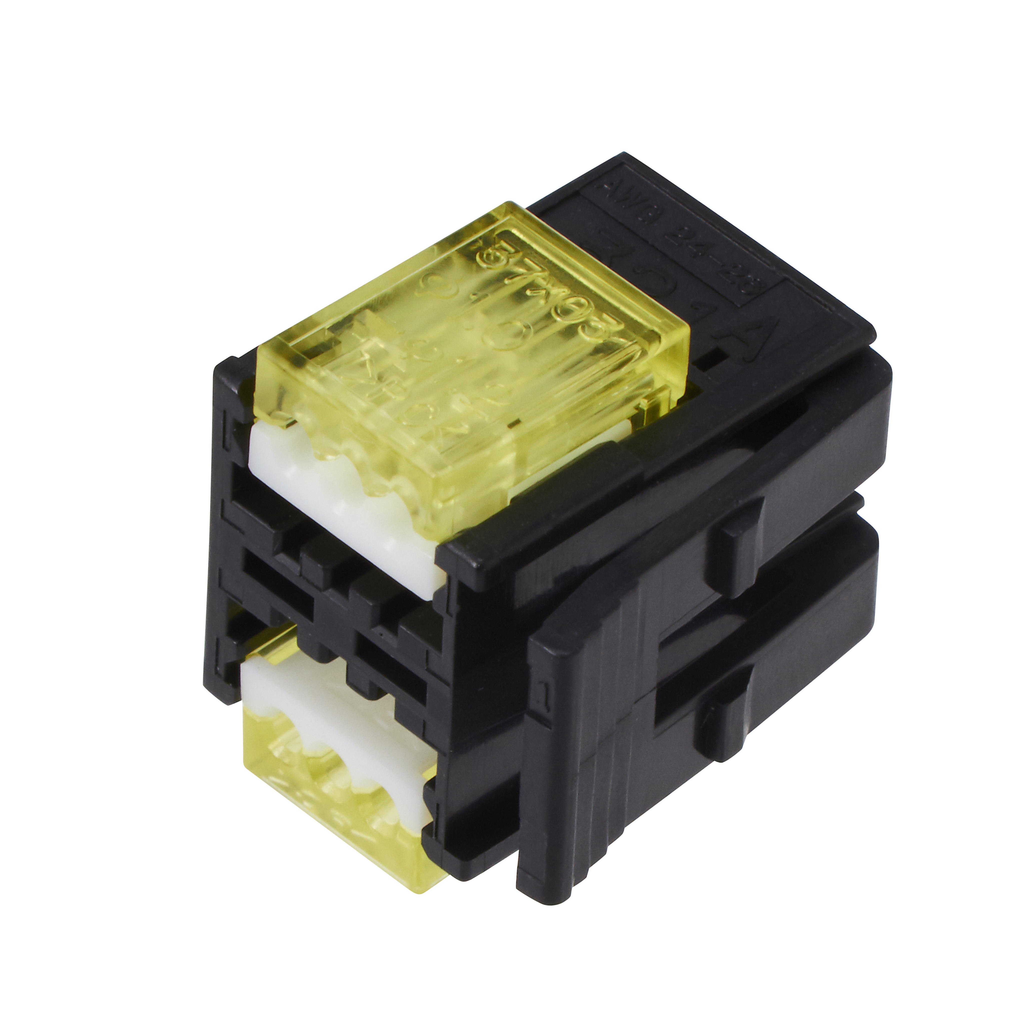 3M 371 Series Terminal Plug, 4-Way, 3A, 20 → 26 AWG Wire, IDC Termination
