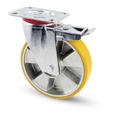 RS PRO Swivel Castor Wheel, 300kg Capacity, 200mm Wheel
