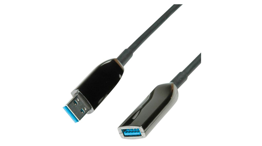 Roline USB 3.2, Male USB A to Female USB A, 5Gbps, 20m