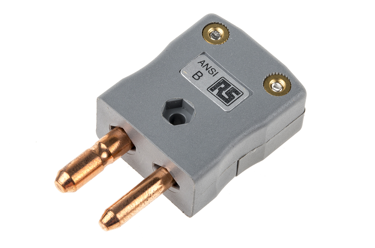 RS PRO Standard Thermocouple Connector for Use with Type B Thermocouple, 6mm Probe, ANSI, RoHS Compliant Standard