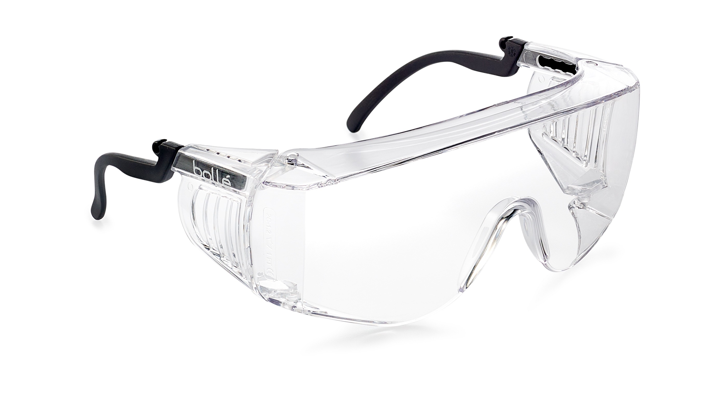 Bolle Safety SQUALE Anti-Mist UV Over Specs, Clear PC Lens