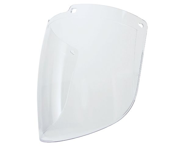 Honeywell Safety Clear PC Visor with Face Guard , Resistant To Chemical, Oil