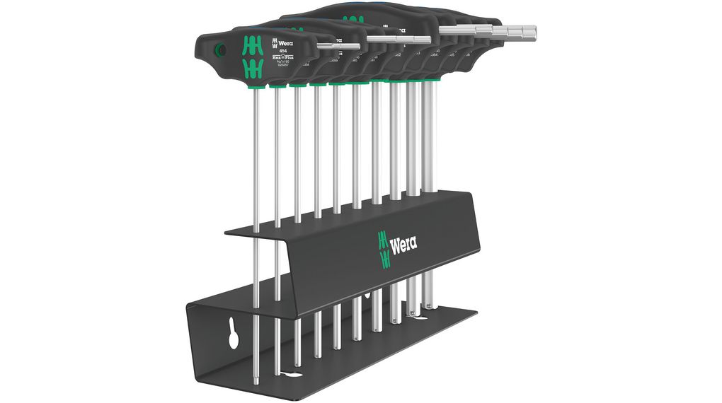 Wera T Shape Imperial Hex Key Set, 1 x 3/32x150mm