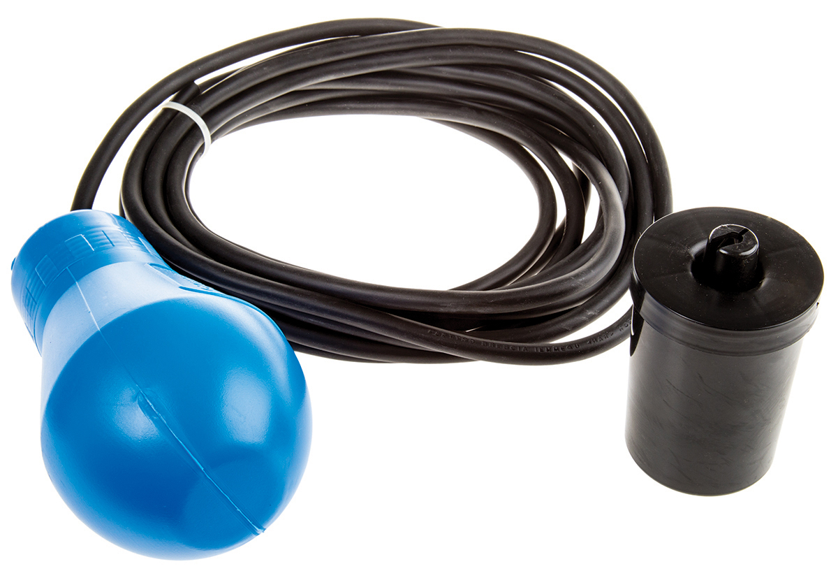 Sensata Cynergy3 PE Float Switch, Float, 5m Cable, Direct Load, 750VA ac Max