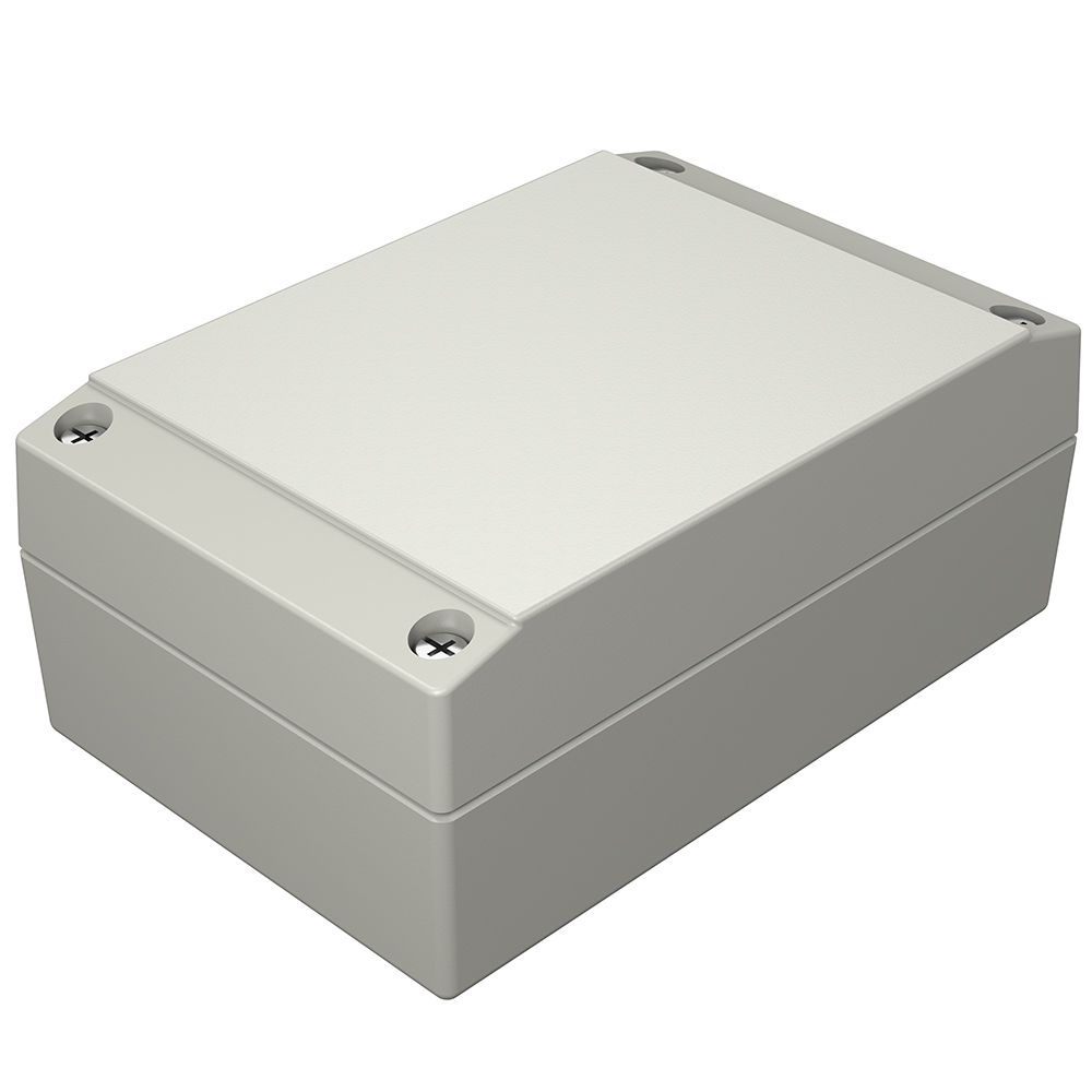 Rose Aluform Series Grey Die Cast Aluminium Enclosure, IP66, IK09, Grey Lid, 120 x 80 x 51mm