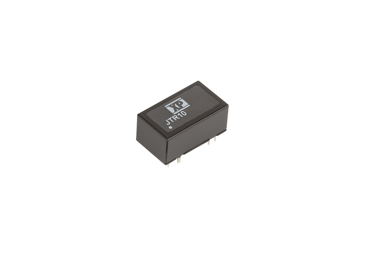 XP Power JTR10 DC-DC Converter, ±15V dc/ ±333mA Output, 9 → 36 V dc Input, 10W, Through Hole, +88°C Max Temp