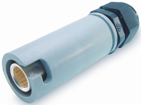 ITT Cannon, Veam Snaplock IP65 Grey Cable Mount 1P Mains Connector Socket, Rated At 250A, 1.0 kV