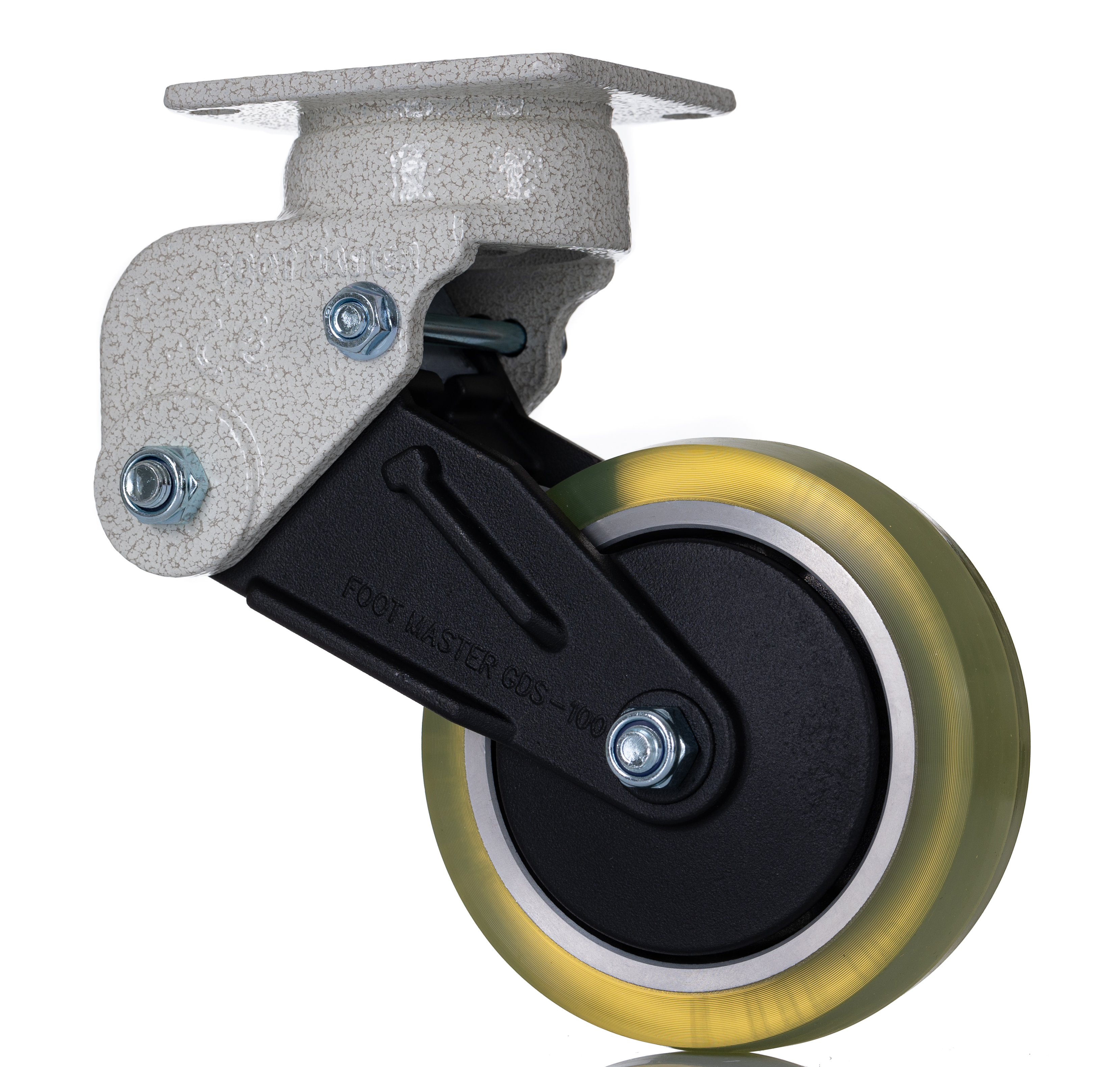 RS PRO Fixed Castor Wheel, 110kg Capacity, 100mm Wheel