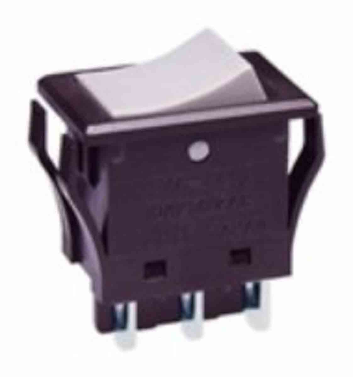 NKK Switches DPST, On-On Rocker Switch Panel Mount