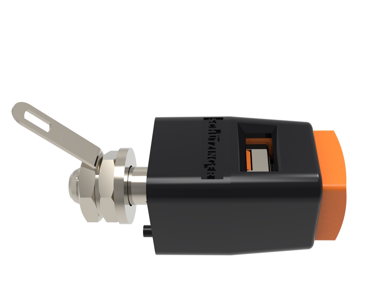 Schutzinger 6.2mm Orange Terminal Post, 30 V ac, 60 V dc, 16A, M6 x 0.75 Thread