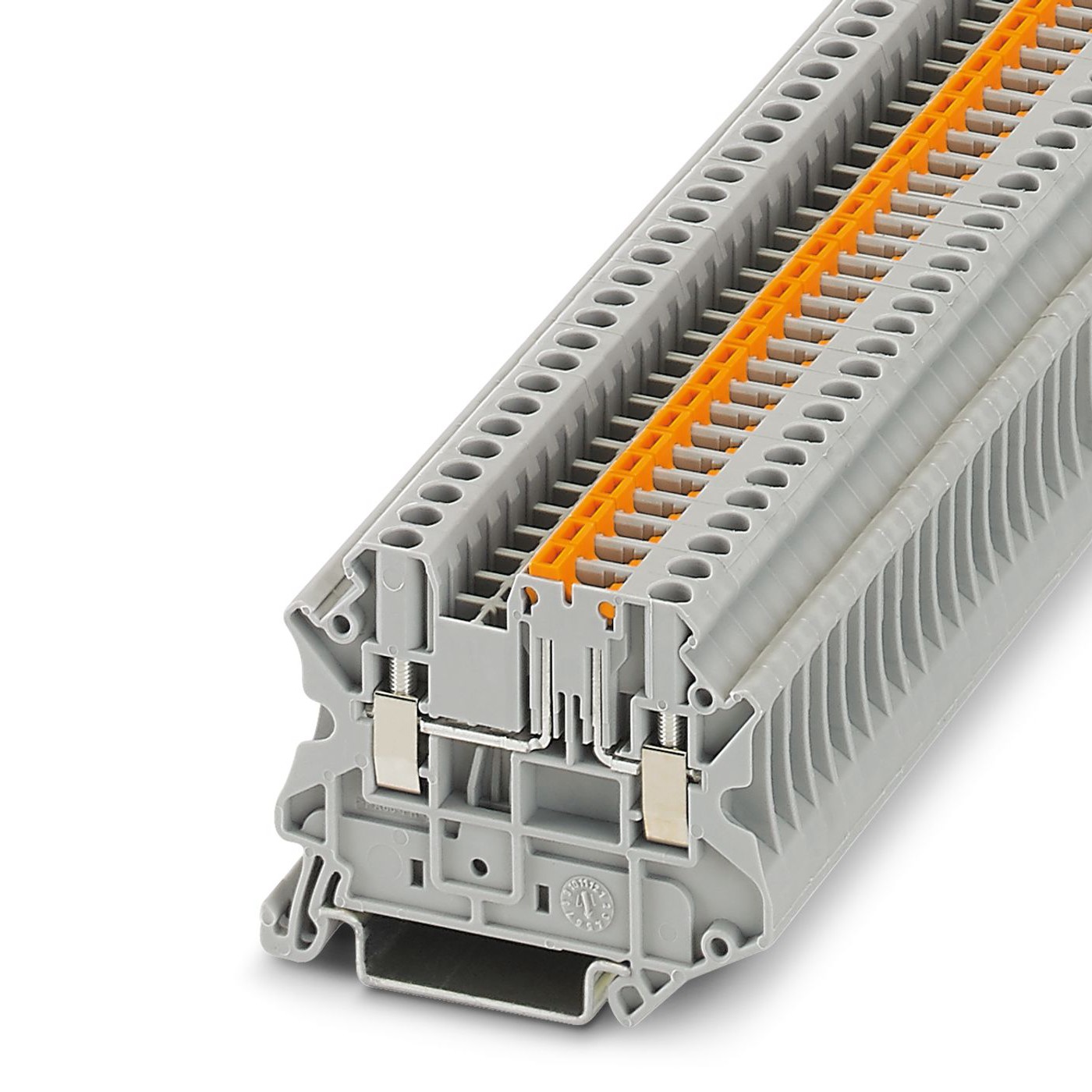 Phoenix Contact 3046376 UT 2.5-MT-P/P TMR Series Grey, 2.5mm², 1-Level, Screw Termination
