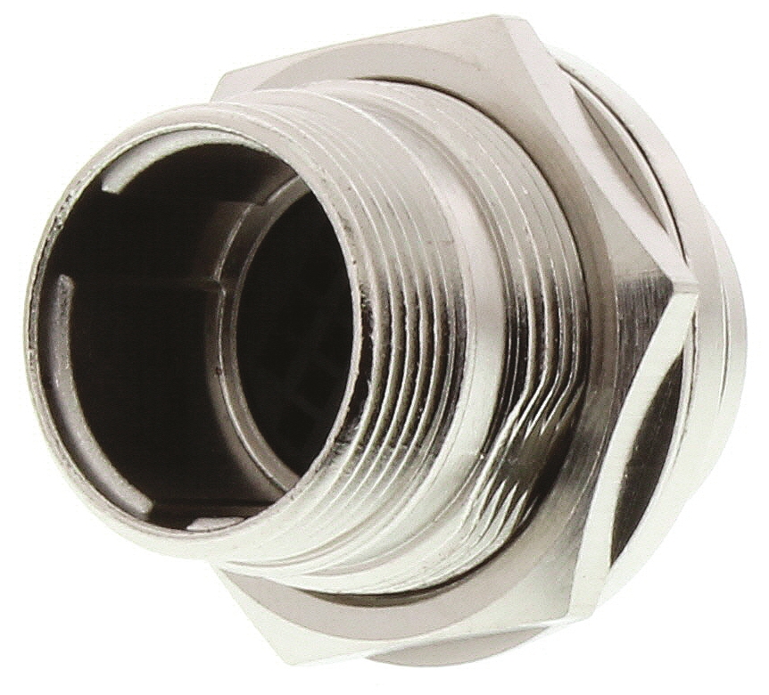 Hirose Circular Connector, 20 Contacts, Panel, Miniature Connector, Socket, Male, IP67, IP68, HR22 Series