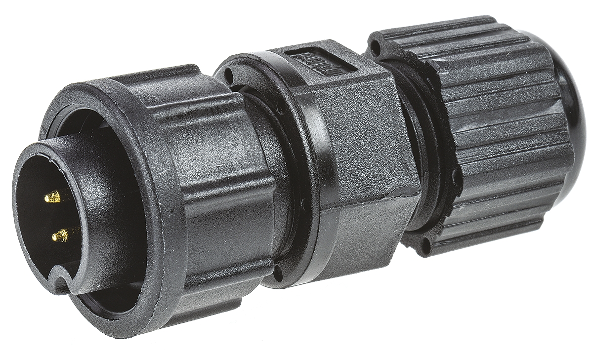 Amphenol Industrial Circular Connector, 4 Contacts, Panel, Standard Connector, Plug, Male, IP67, Ceres Series