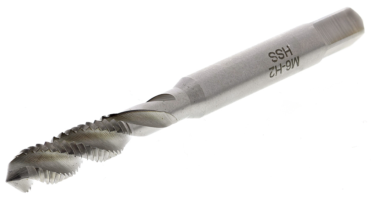 RS PRO Threading Tap HSS 1-Piece 1mm Pitch Metric Standard Manual or machine tap M6 Thread