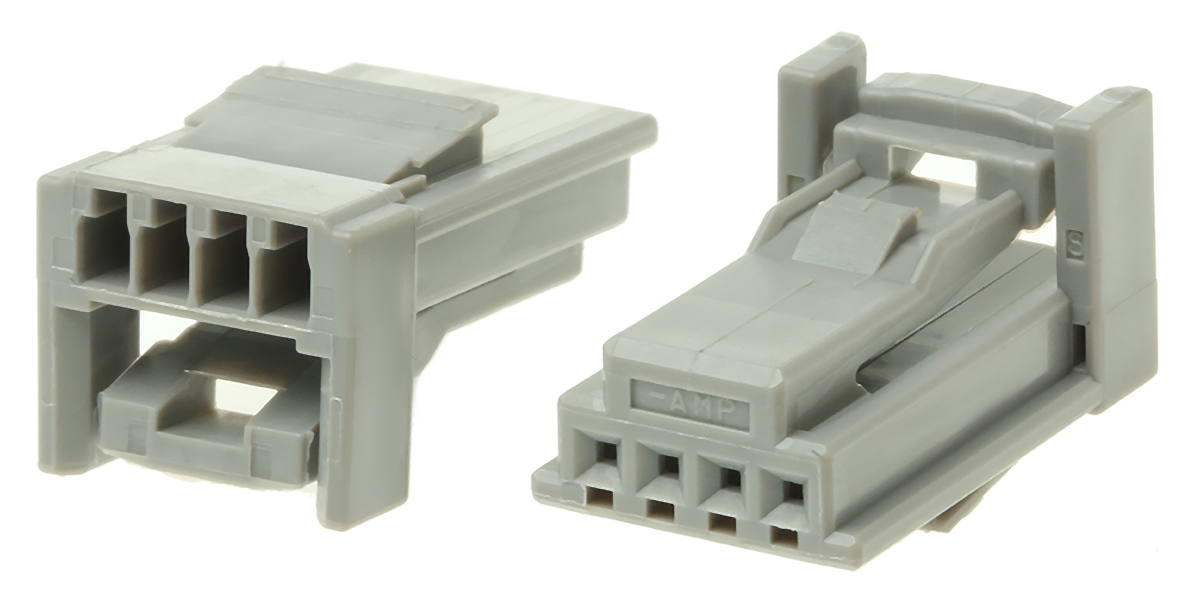 TE Connectivity, MULTILOCK 025 Male Connector Housing, 2.2mm Pitch, 4 Way, 1 Row