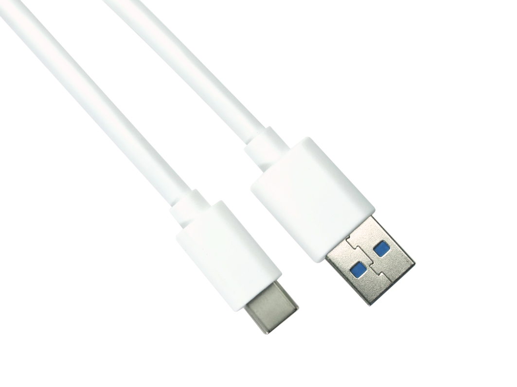 RS PRO USB 3.0, Male USB C to Male USB A, 5Gbps, 1m, 15W