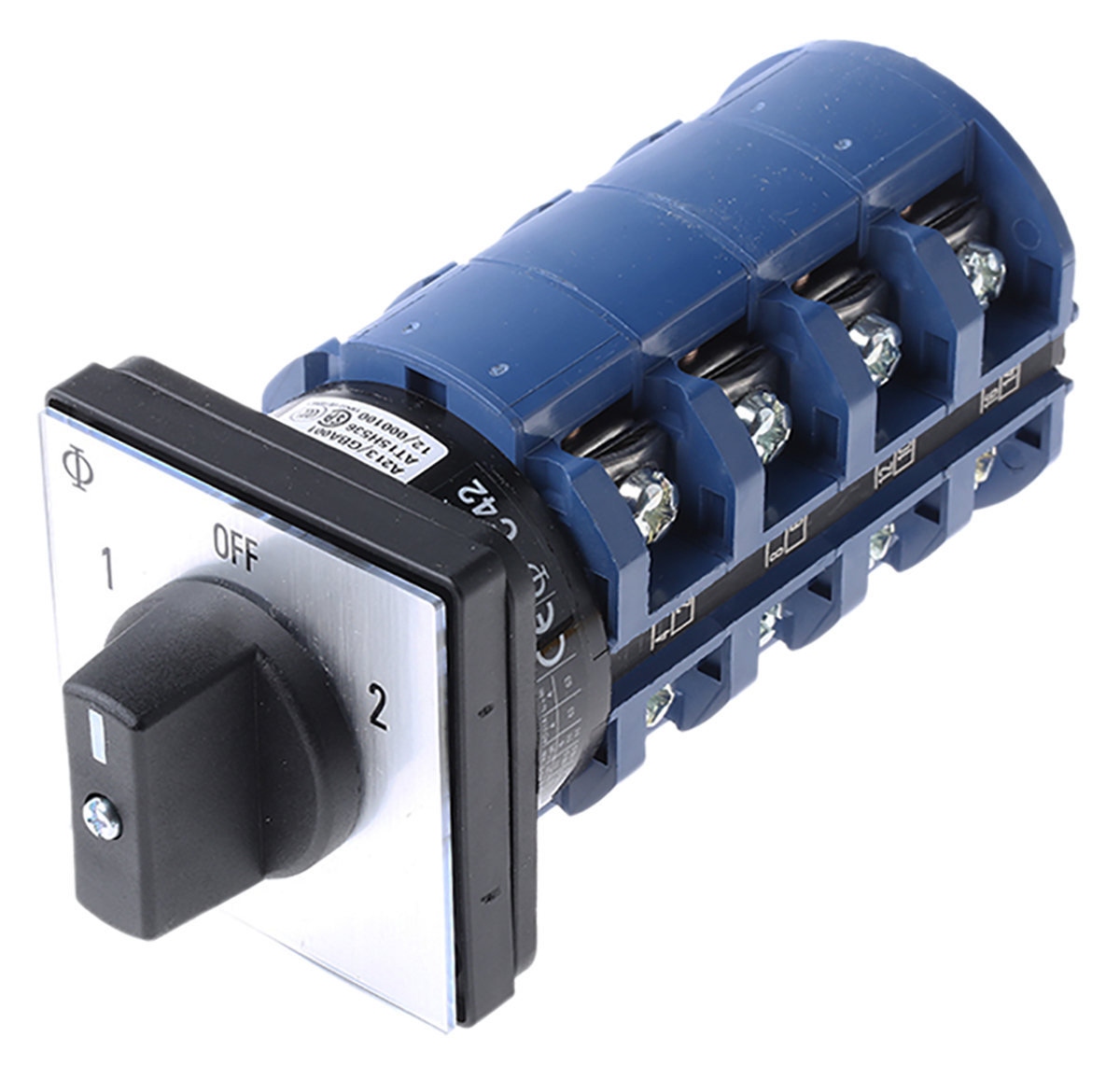 Kraus & Naimer, 4P 3 Position Double Throw Cam Switch, 63A