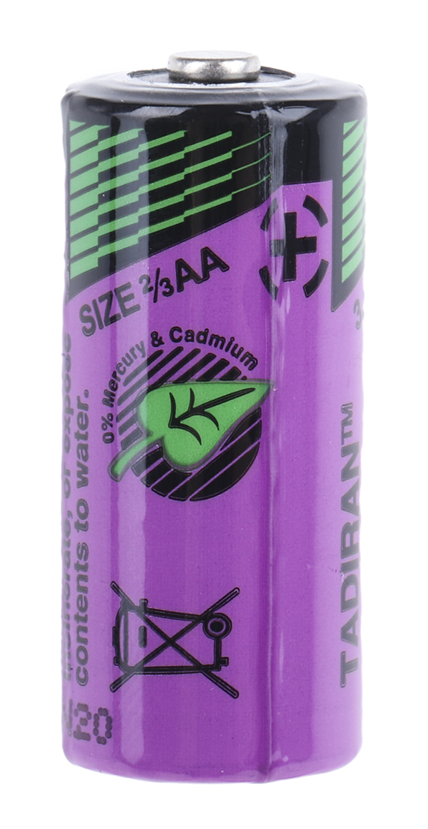 Tadiran Lithium Thionyl Chloride 3.6V, 2/3 AA 2/3 AA Battery