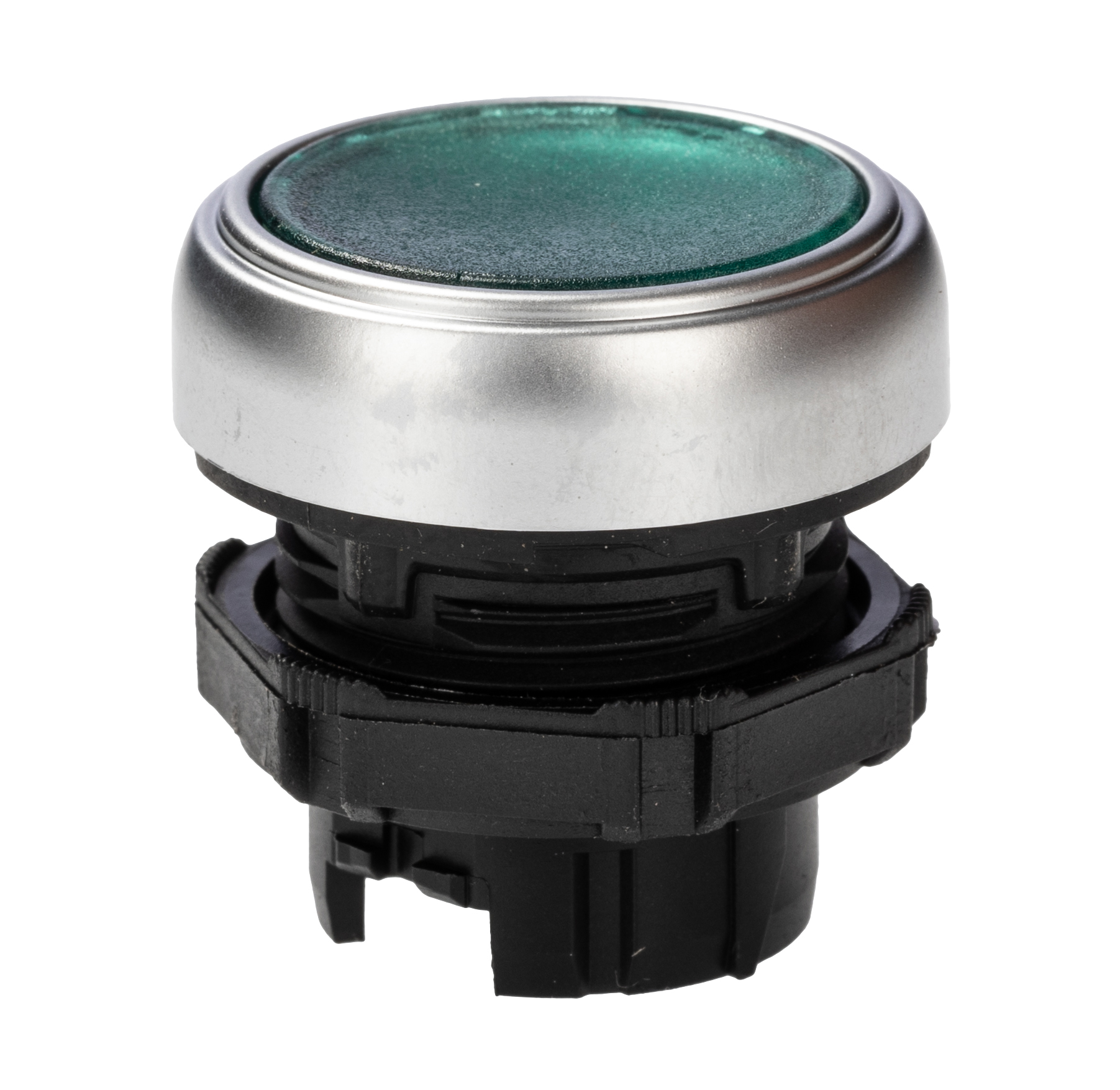 Lovato Platinum Series Green Illuminated Spring Return Push Button, 22mm Cutout, IP66, IP67, IP69K