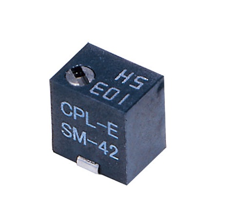SMD Trimmer Potentiometer 0.25W Top Adjust Nidec Components