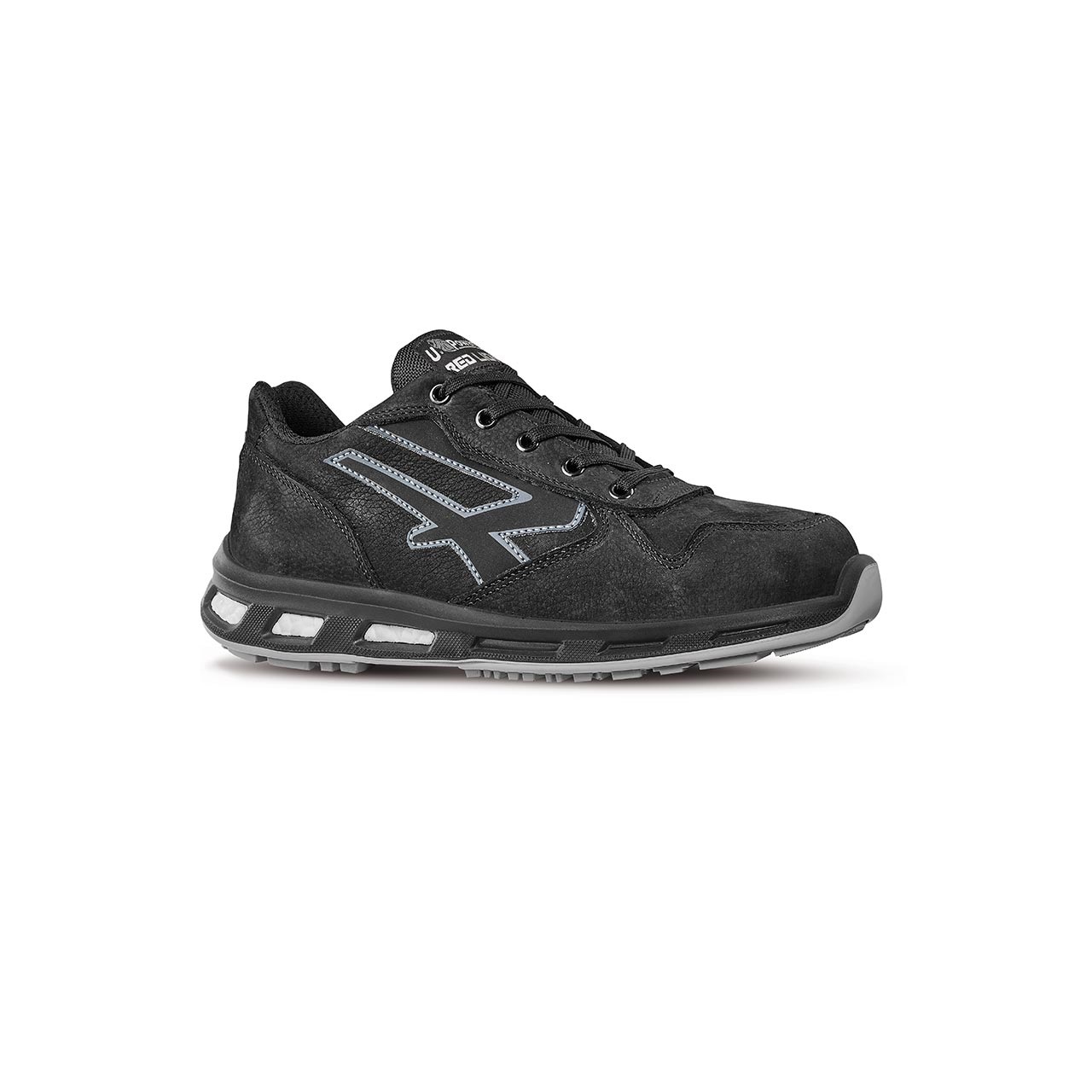 UPower CARBON Unisex Black Aluminium Toe Capped Safety Shoes, UK 6.5, EU 40