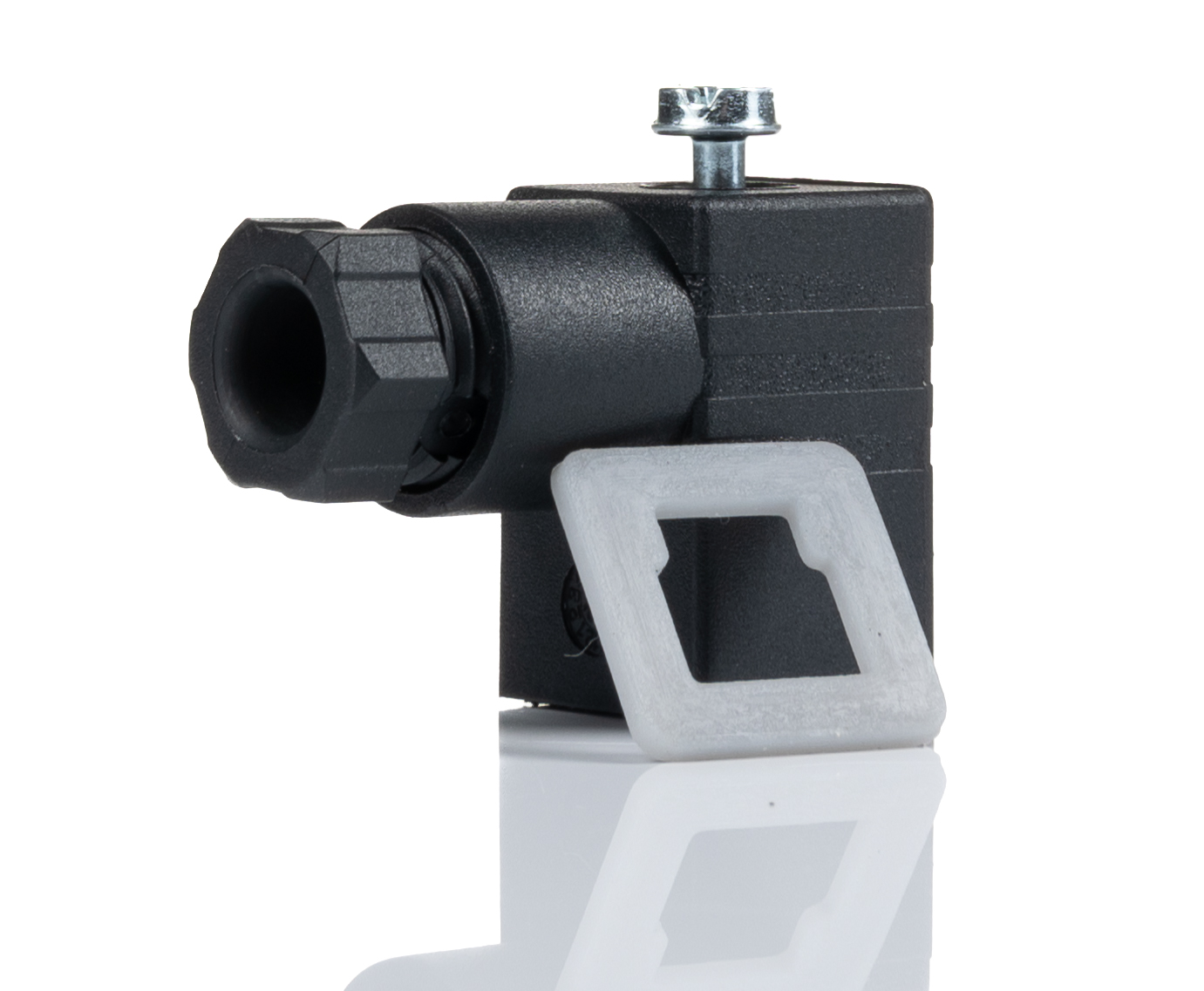 RS PRO 3P+E DIN 43650 C, Female Solenoid Valve Connector, 250 V ac Voltage