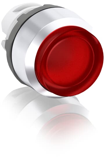 ABB MP3 Series Red Momentary Push Button Head, 22.5mm Cutout