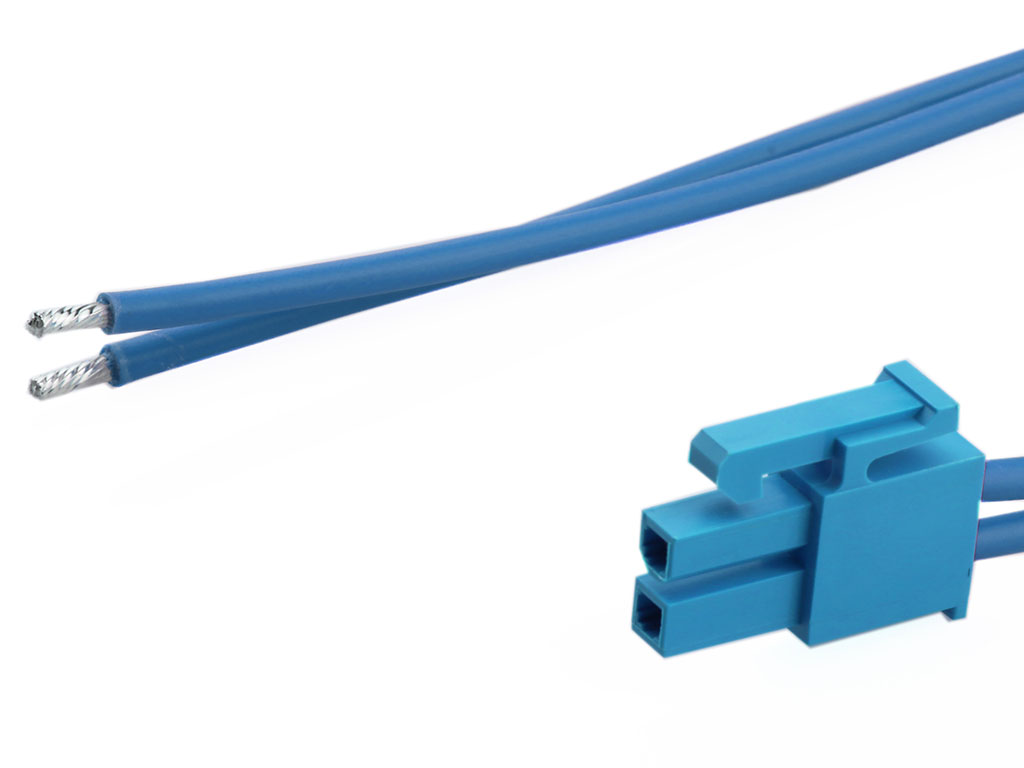 Molex 2 Way Female Crimped Terminal to 2 Way Male Pigtail Wire to Board Cable Assembly, 150mm