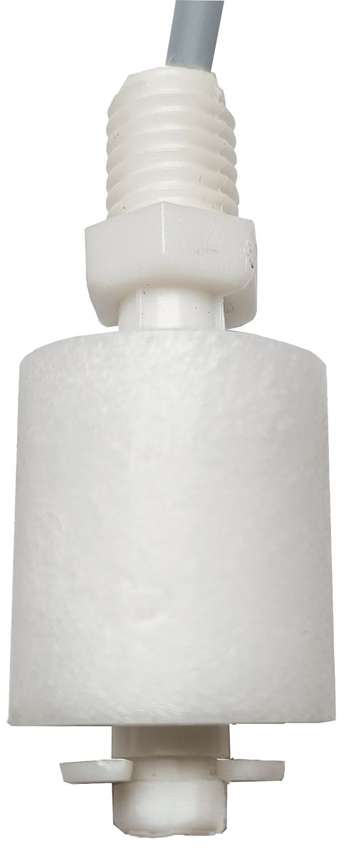 Celduc PTF Series Float Level Sensor, NC Output, Vertical Mounting, Polypropylene Body