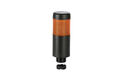 Werma Kompakt 37 Series Yellow Buzzer Signal Tower, 1 Lights, 24 V, Built-in Mounting