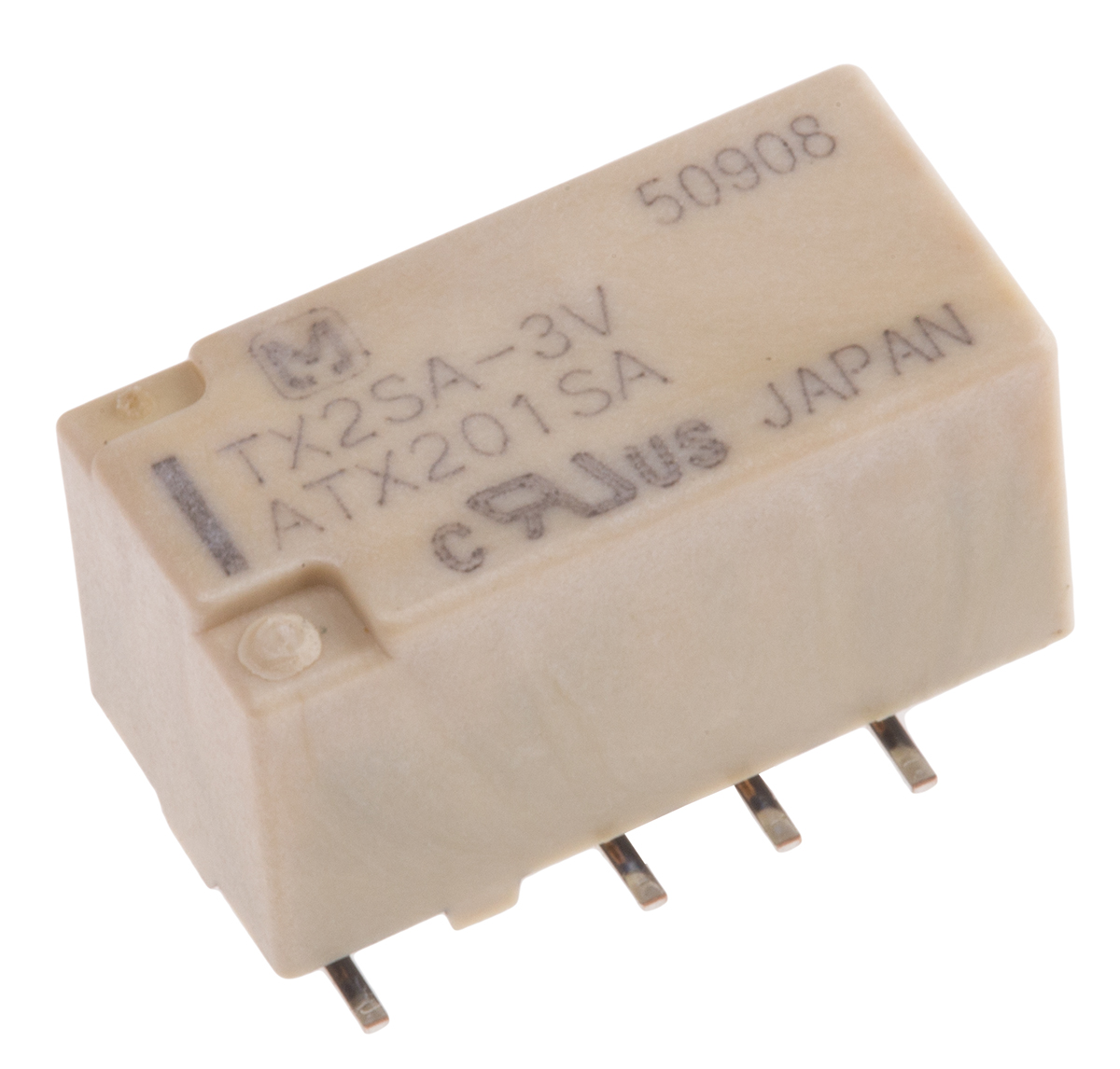 Panasonic Surface Mount Signal Relay, 3V dc Coil, 2A Switching Current, DPDT