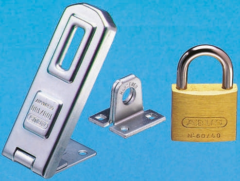ABUS Key Weatherproof Brass Padlock, 5mm Shackle, 40mm Body