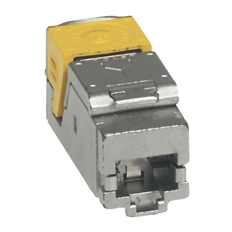 Legrand Female RJ45 Connector, Panel Mount, Cat6a, UTP Shield Straight 1 Port