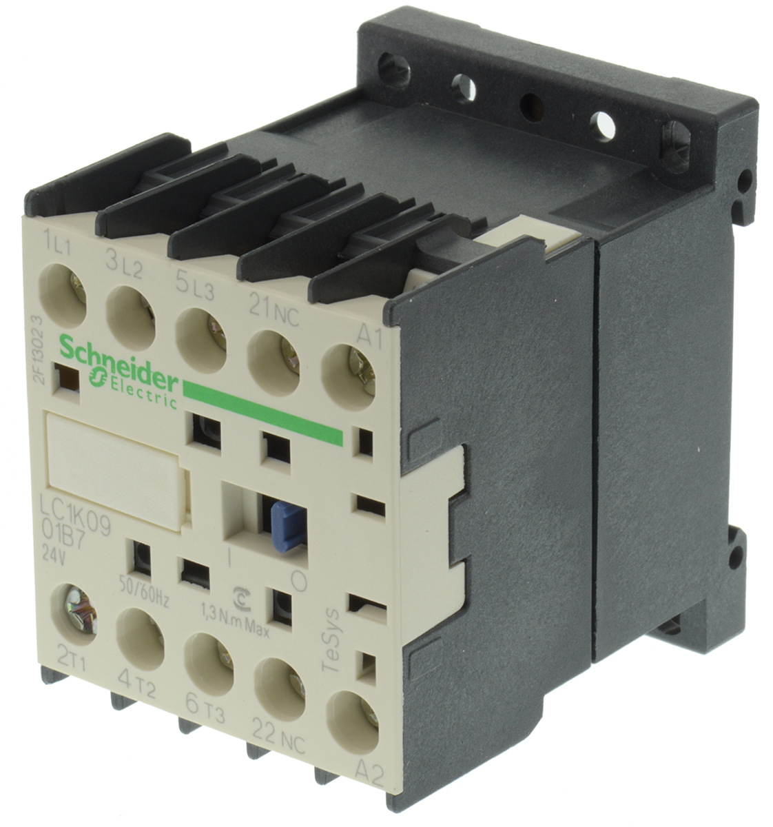 Schneider Electric LC1K Series Contactor, 24 V ac Coil, 3-Pole, 9 A, 4 kW, 3NO, 690 V ac