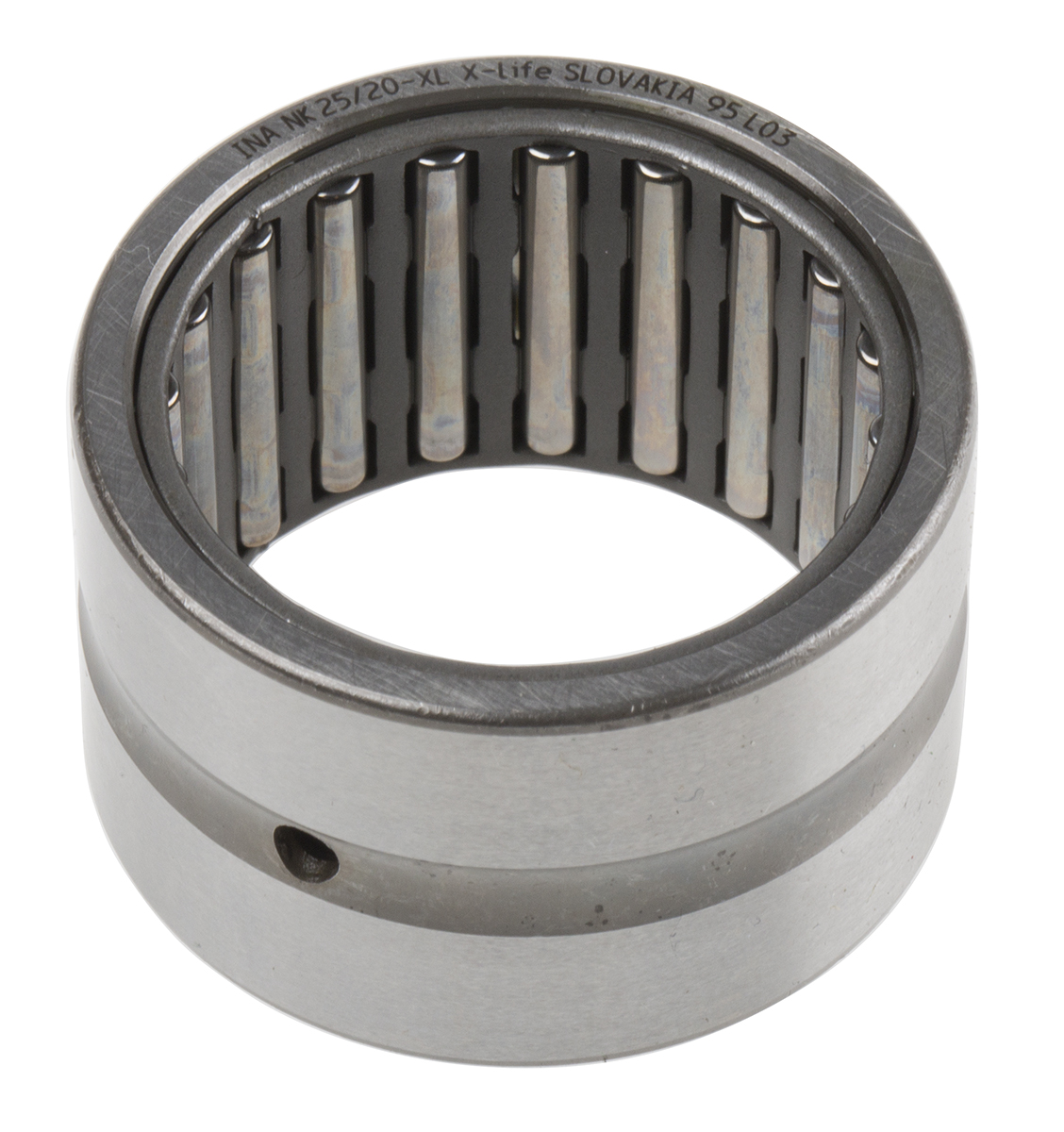 INA NK25/20-XL 25 mm ID Roller Bearing Needle, 33 mm OD