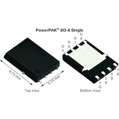 Vishay SIR5607DP Type P-Channel MOSFET, 90.9 A, 60 V Enhancement, 8-Pin PowerPAK SIR5607DP-T1-UE3